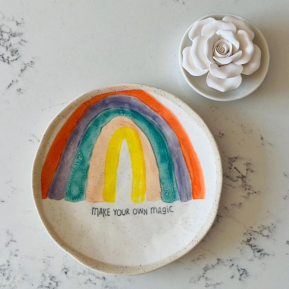 Anthropologie Rainbow Decorative  Plates - Picture 1 of 10